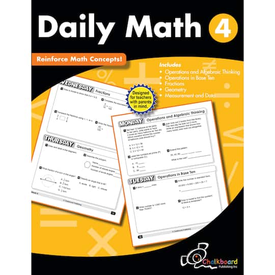 Creative Teaching Press Daily Math Workbook, Grade 4